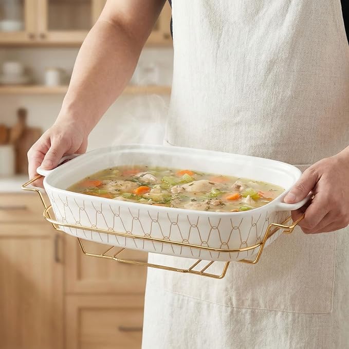 11" x 8" Ceramic Casserole Dish - Image 7