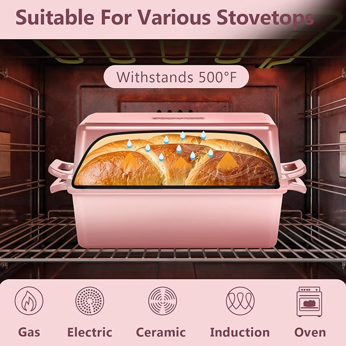 Wildone Enameled Cast Iron Bread Loaf Pan - Image 4