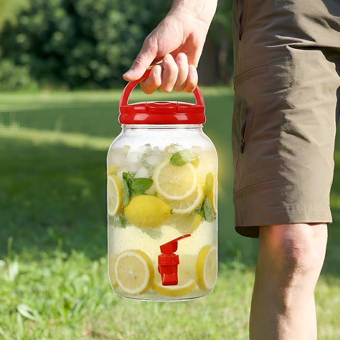 Havawish 2 Pcs 1 Gallon Plastic Beverage Dispenser - Image 6