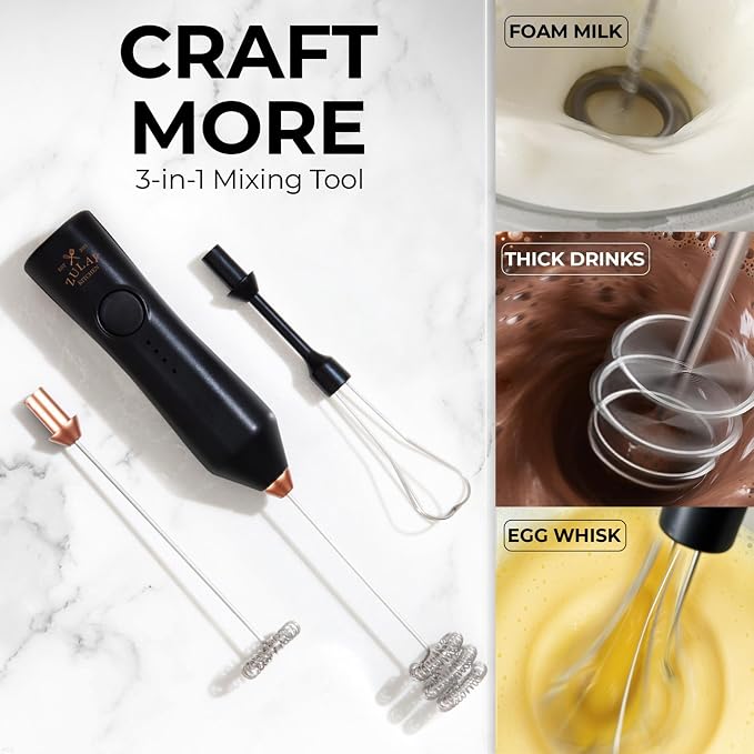 Zulay Kitchen Rechargeable Milk Frother - Image 7