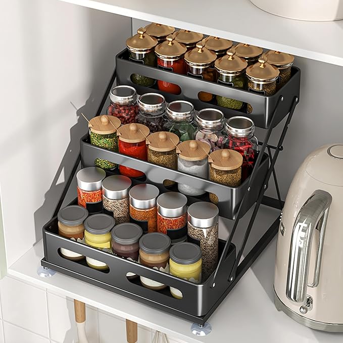 Ceetug 3 Tier Foldable Spice Rack - Image 5