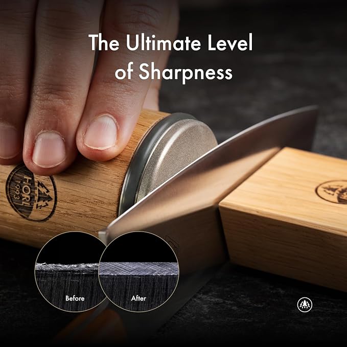 HORL 2 Oak Kitchen Knife Sharpener - Image 2