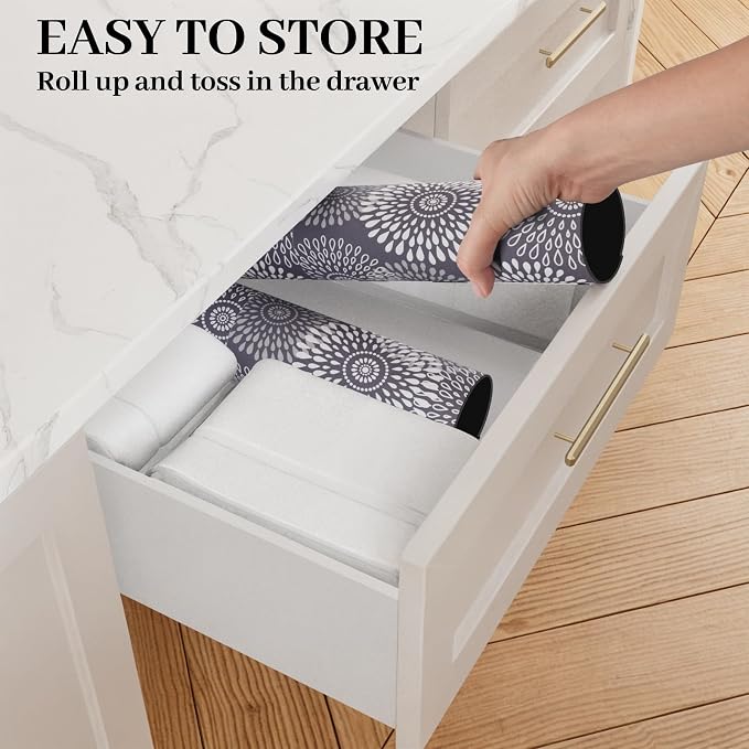LuxStep Dish Drying Mat Super Absorbent Kitchen Counter Mat Rubber Backing - Image 5