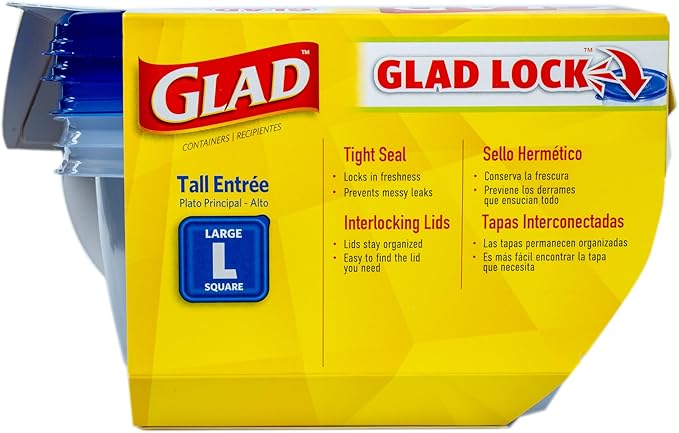 Glad GladWare Tall Entree Food Storage Containers - Image 6