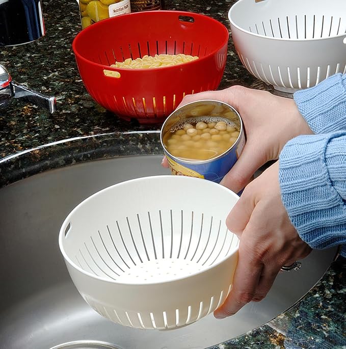 Hutzler Mini Food Colander Strainer, 6.25 Inch Diameter, BPA Free - Image 2