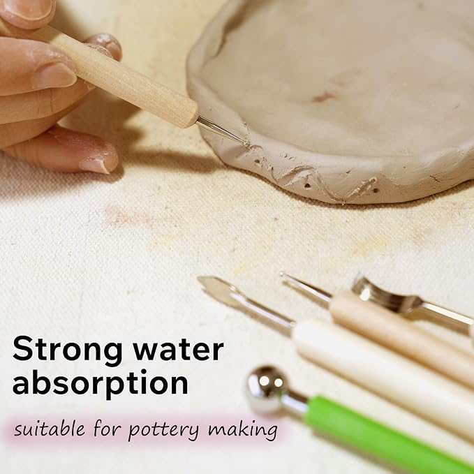 Pottery Tablecloth-Heavy Duty Linen Cotton Blend, 62x39 Inches, High Absorbency - Image 2