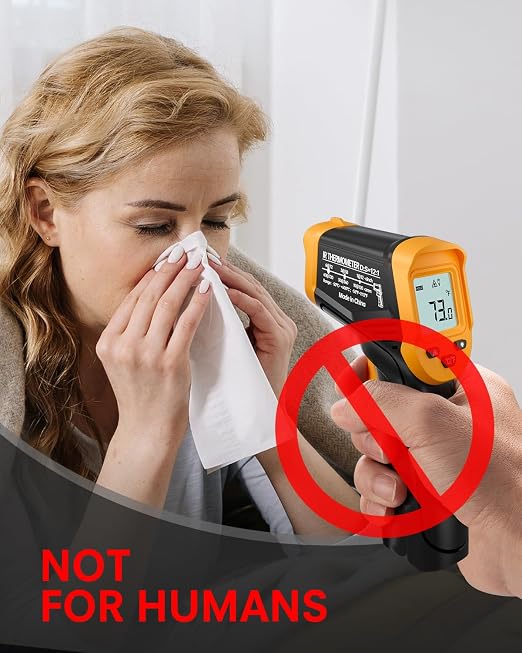 Eventek Infrared Thermometer Gun, -58°F to 1112°F Laser Thermometer Temperature - Image 7