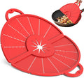 Silicone Splatter Screen for Frying Pan, Foldable Splash Guard, Heat-Resistant by Unknown