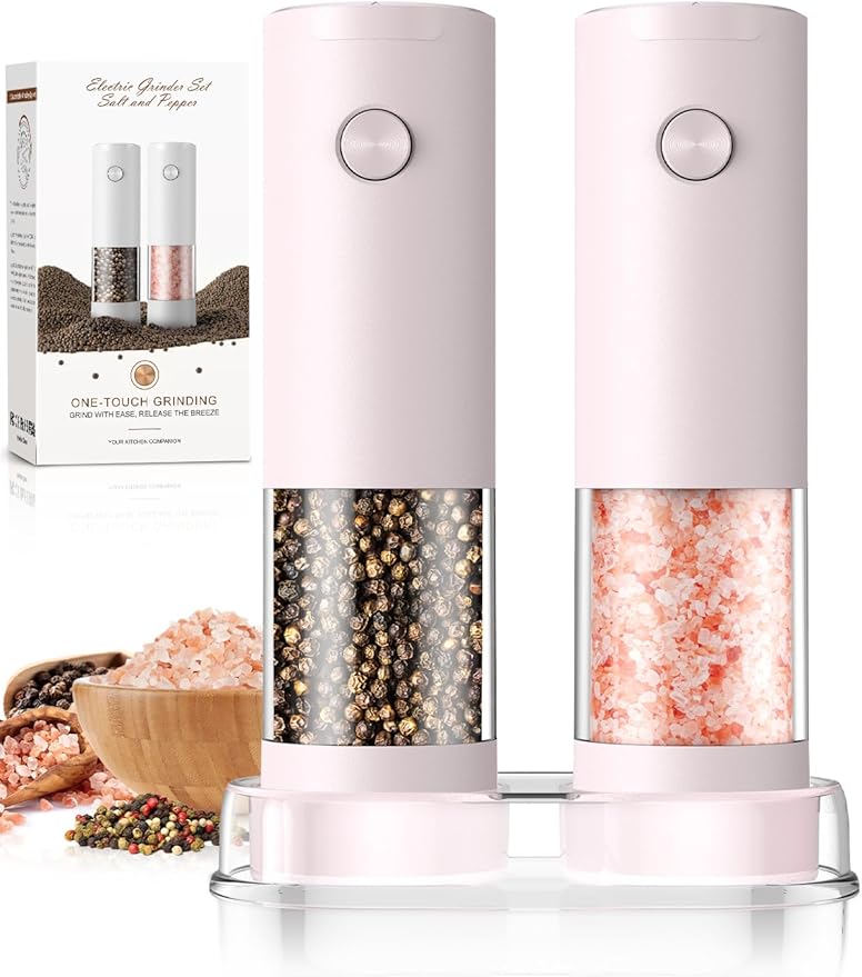 Salt and Pepper Grinder Set Birthday Gifts by ioion