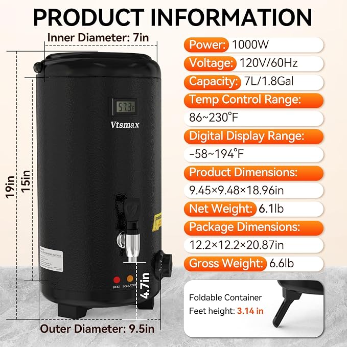Electric Insulated Beverage Dispenser - Image 8