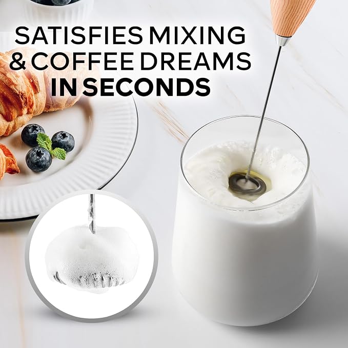 Zulay Kitchen Powerful Milk Frother Wand - Image 2