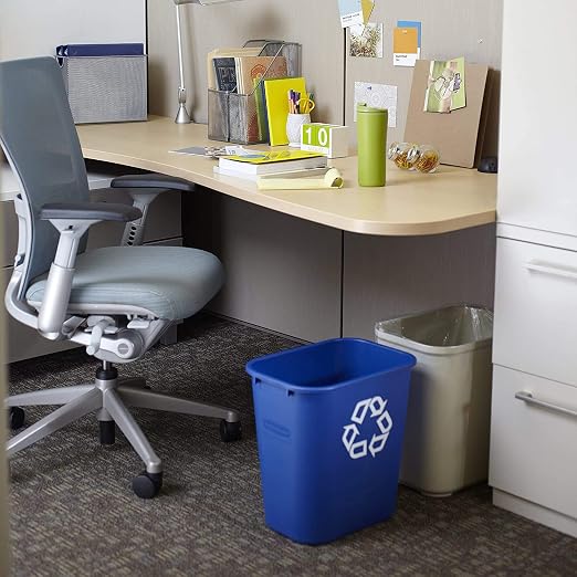 Rubbermaid Commercial Products Deskside Recycling Can, 7-Gallon/28-Quart - Image 6