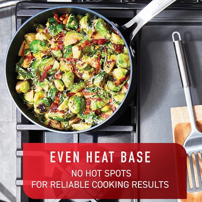 T-fal Platinum Hard Anodized Nonstick Cookware Set 12 Piece Oven Broiler Safe - Image 5