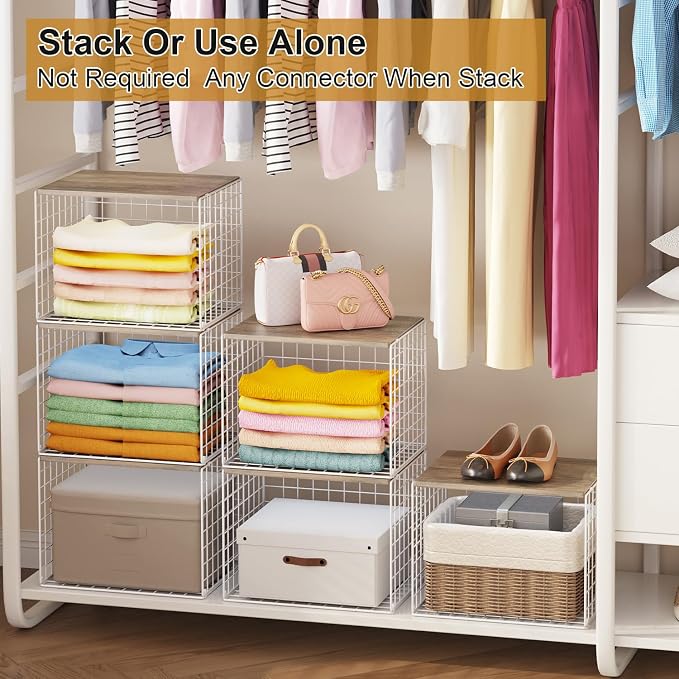 Closet Organizers And Storage Shelf, Widened Opening, Heightened Height - Image 9