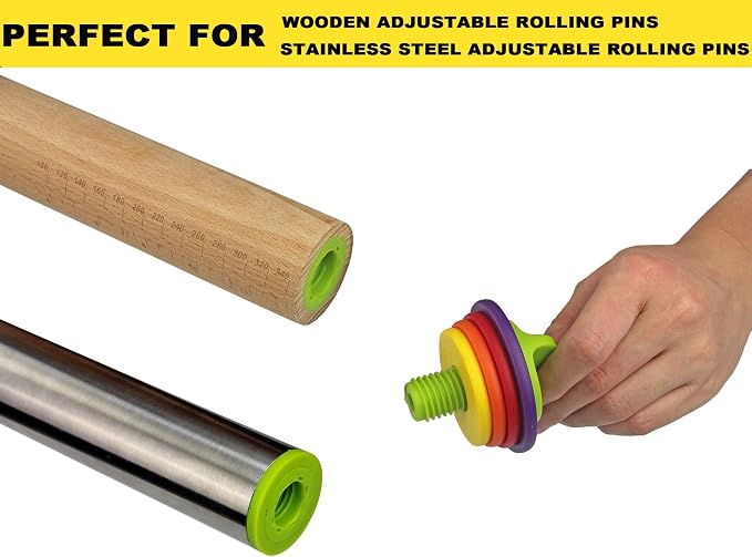 Adjustable Rolling Pin Rings - Image 3