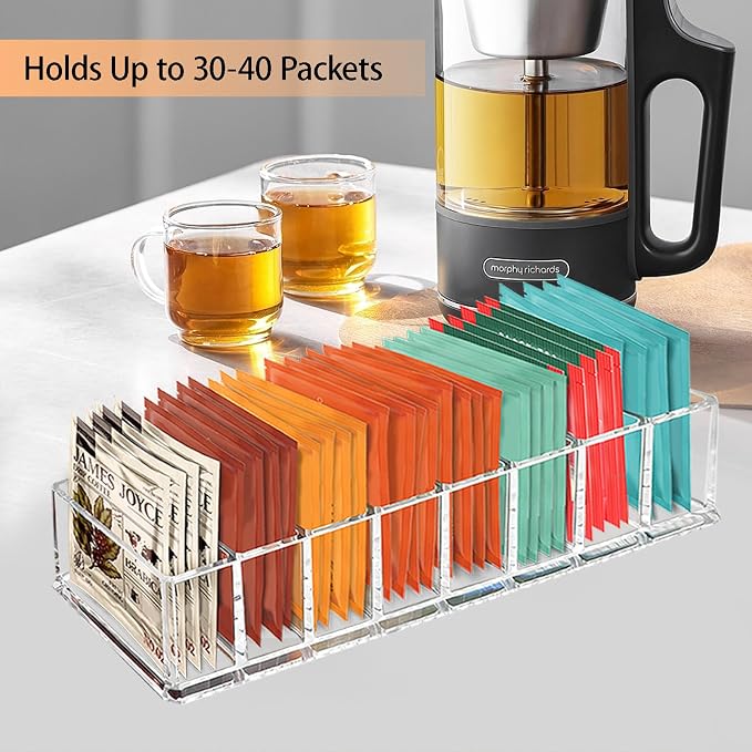 Tasybox Tea Bag Organizer, Tea Packet Storage - Image 2