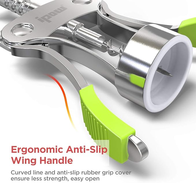 IPOW Wine Opener, Zinc Alloy Wine Bottle Opener, Wing Corkscrew Heavy Duty - Image 5