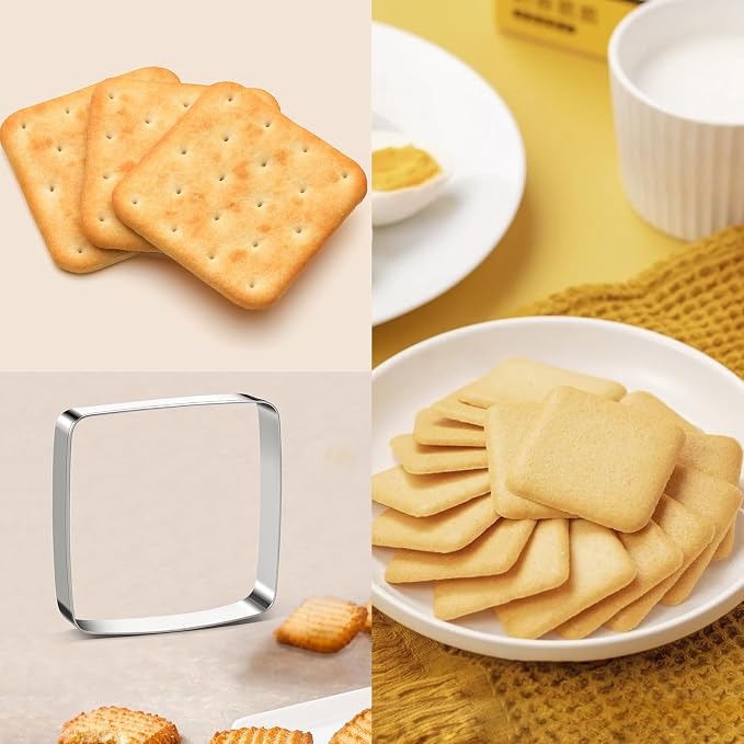 Square Round Corner Cookie Cutter Sandwich Cutters - Image 4