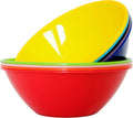 Youngever 9 Pack 3000ML Re-usable Plastic Mixing and Serving Bowls, Popcorn by Youngever