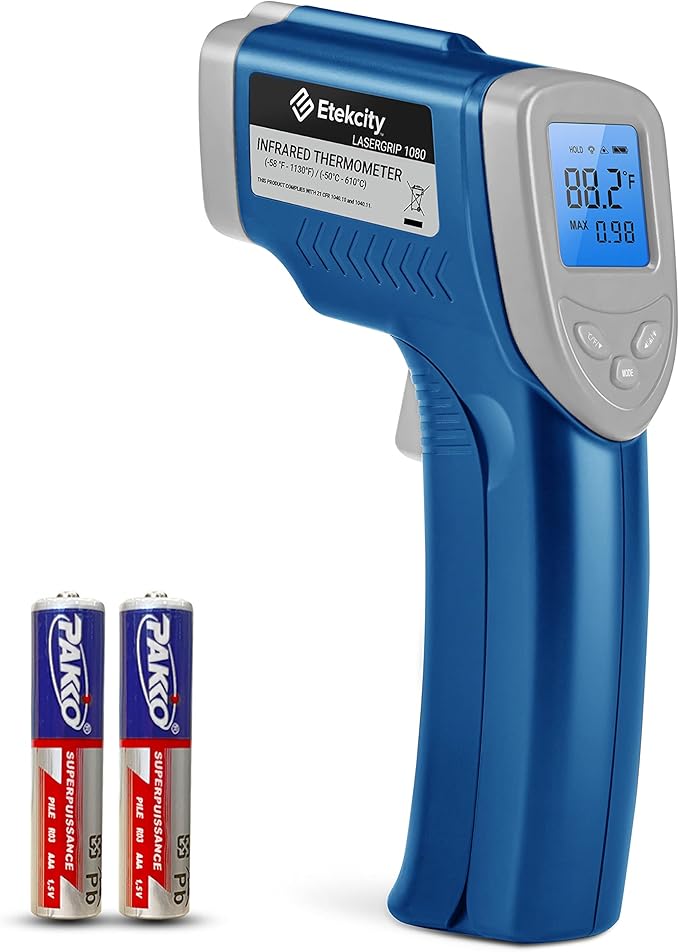 Etekcity Infrared Thermometer Laser Temperature Gun 1080, -58°F~ 1130°F by Etekcity