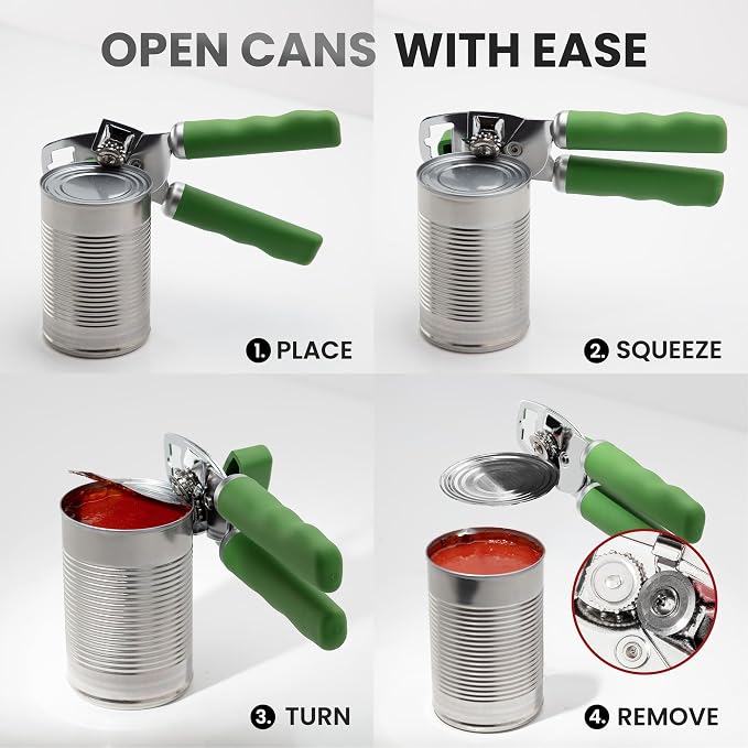 Zulay Kitchen Heavy Duty Stainless Steel Can Opener Manual - Image 6