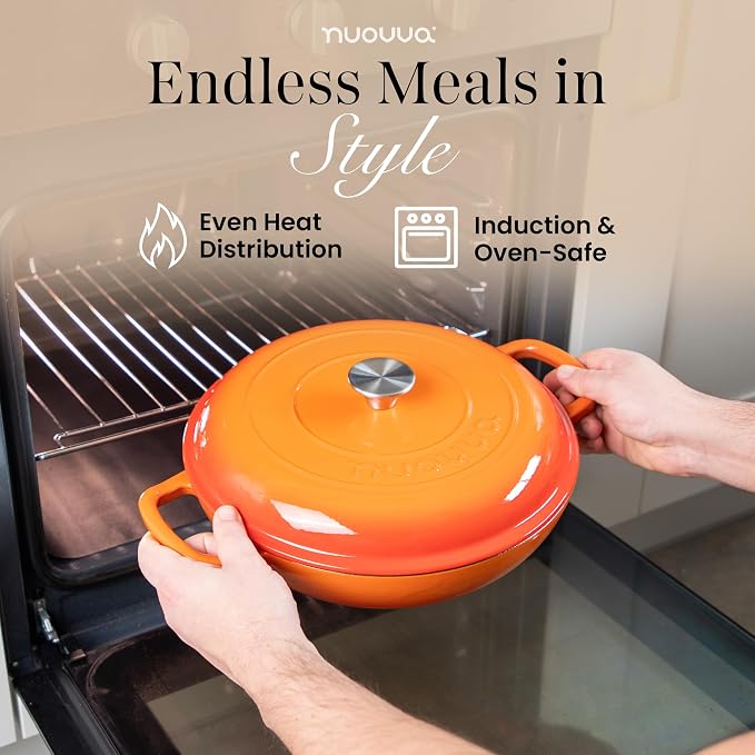 Shallow Cast Iron Casserole - Image 3