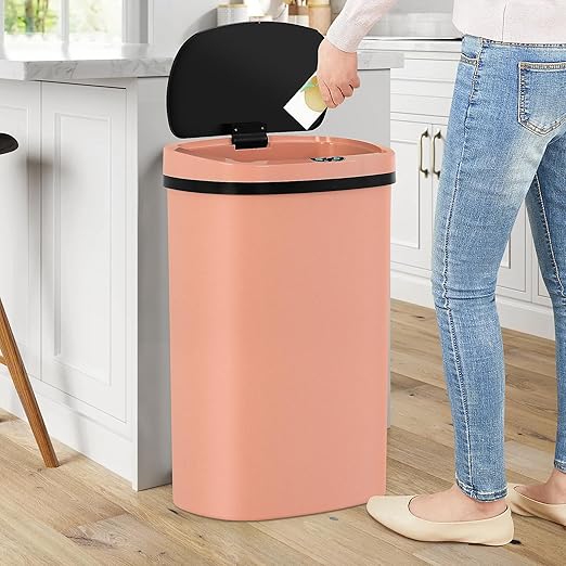13 Gallon Trash Can | 50L Sensor Automatic Kitchen Trash Can by Home