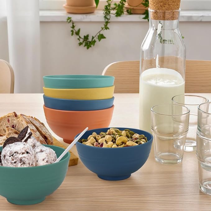 Wrova wheat straw small bowls 10oz set of 8 - Image 6