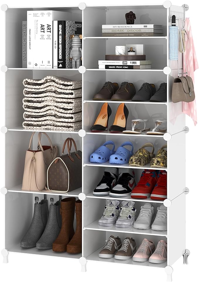 AWTATOS Closet Organizer 8 Cube Storage Shelves Closet Clothes Organizers and - Image 5