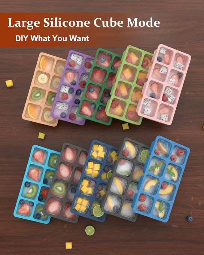 Large Silicone Ice Cube Trays - Image 6