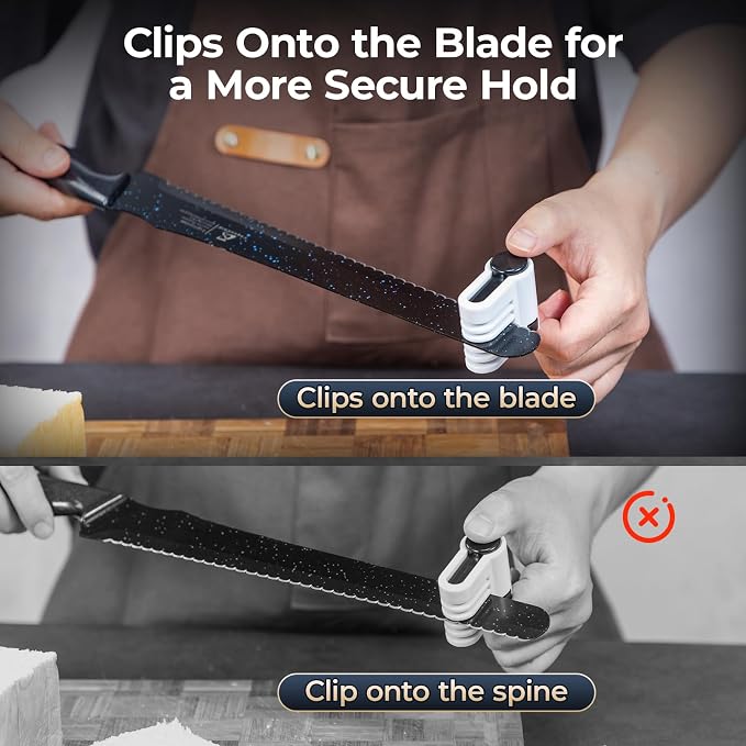 CoquusAid Upgrade Bread Knife for Homemade Bread, World‘s 1st Double Serrated - Image 8