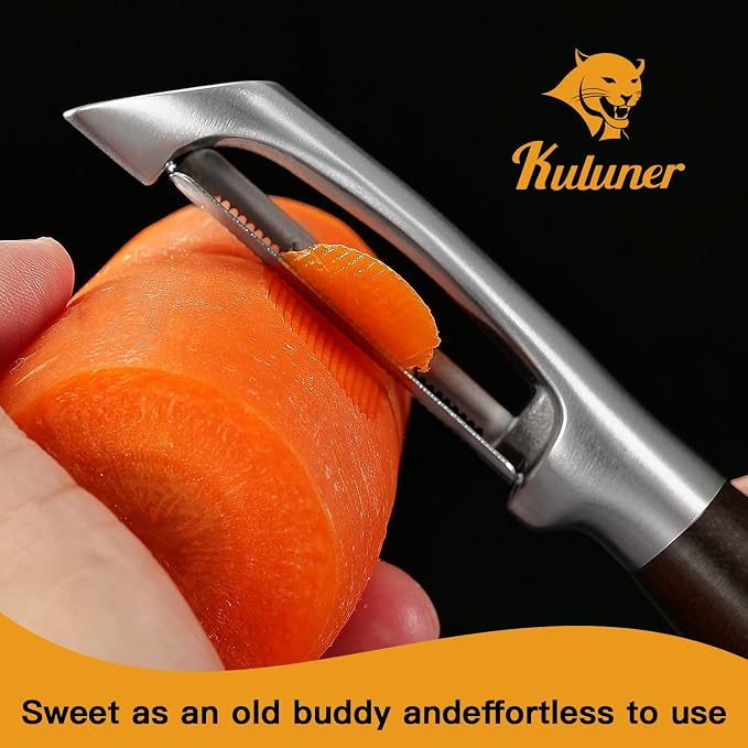Serrated Blade Premium I Type 304 Stainless Steel Multifunctional Kitchen - Image 2