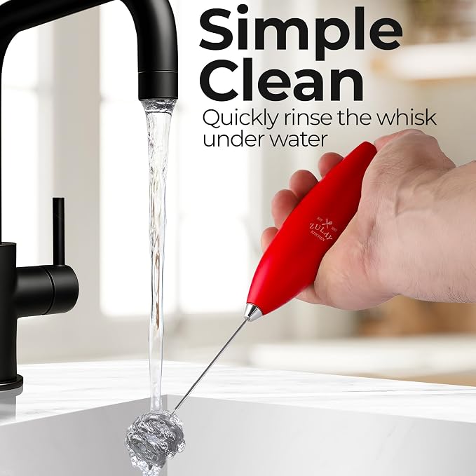 Zulay Kitchen Patented Tornado Triple Whisk Milk Frother - Image 9