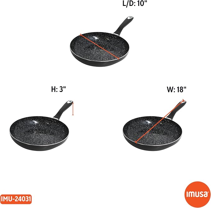 IMUSA 10” Bistro Ceramic Nonstick Fry Pan - Image 8