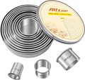 ALLTOP 12 Pcs Round Biscuit Cutter by ALLTOP