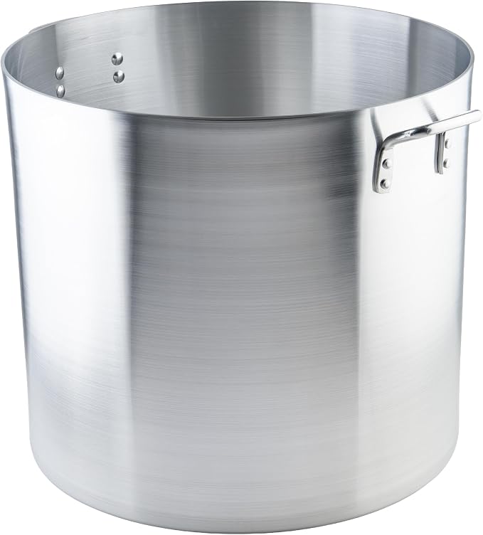Winco Heavy-Duty Aluminum Stock Pot, 100 Quart by Winware