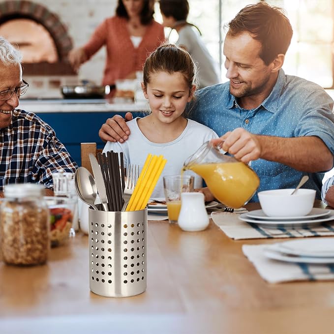 2PCS Stainless Steel Utensil Holder and Utensil Drying Holder, as a Kitchen - Image 5