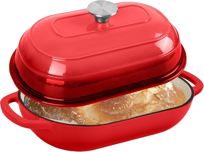 Premium Enameled Cast Iron Dutch Oven by Unknown