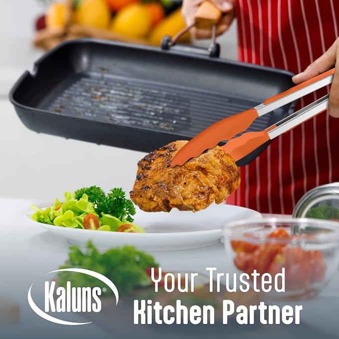 Kaluns Silicone Spatula Set, 4 Rubber Spatulas 600°F Heat Resistant, Nonstick - Image 7