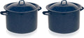 IMUSA USA C20666-1062810W Speckled Enamel Stock Pot by VisitIMUSA