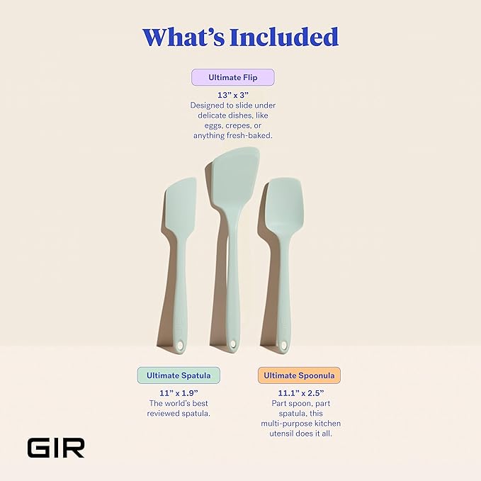 GIR: Get It Right 3-Piece Ultimate Silicone Kitchen Utensils Set - Image 2