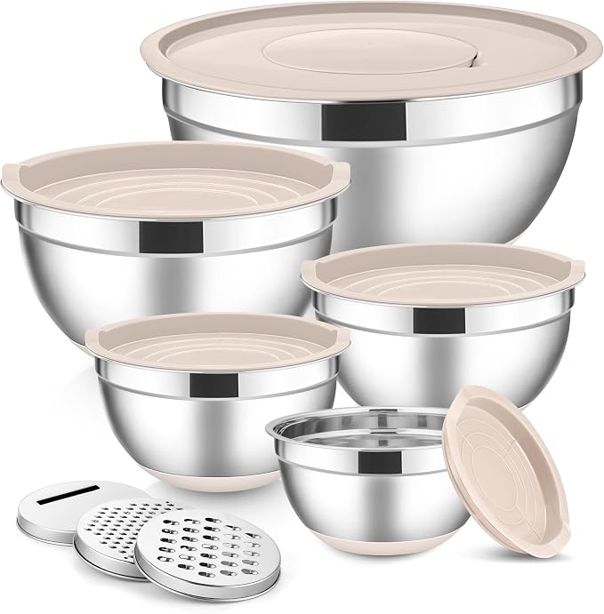E-far Stainless Steel Mixing Bowls by E-far