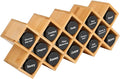 Phyllia Bamboo Spice Rack Organizer 4-Tier Countertop Organiser, Criss-Cross by Phyllia