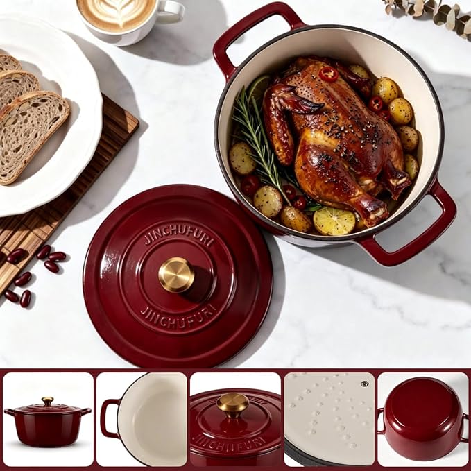 Enameled Cast Iron Dutch Oven - Image 2
