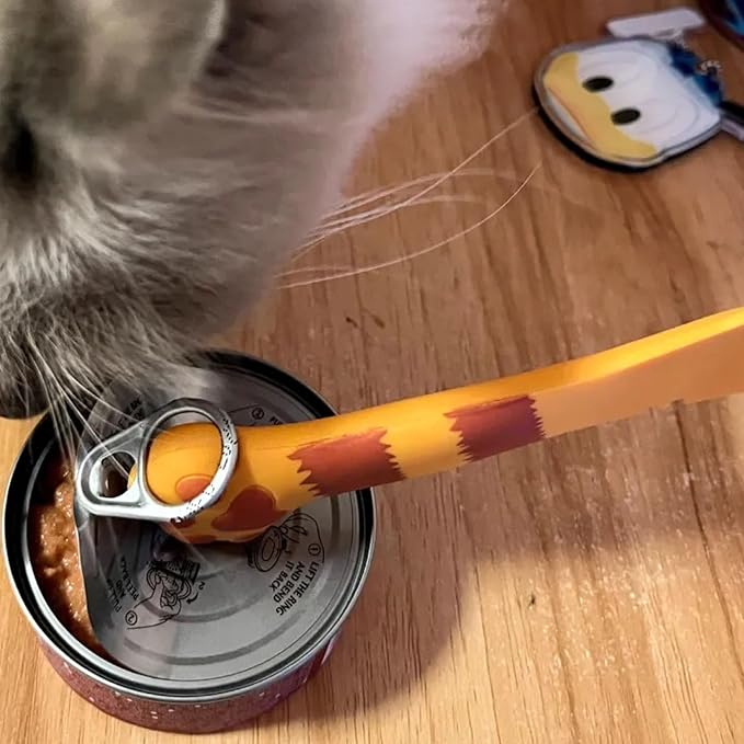 Cat Spoons for Wet Food Pet Can Lid Cover, Silicone Multi-Function Cute Paw - Image 7