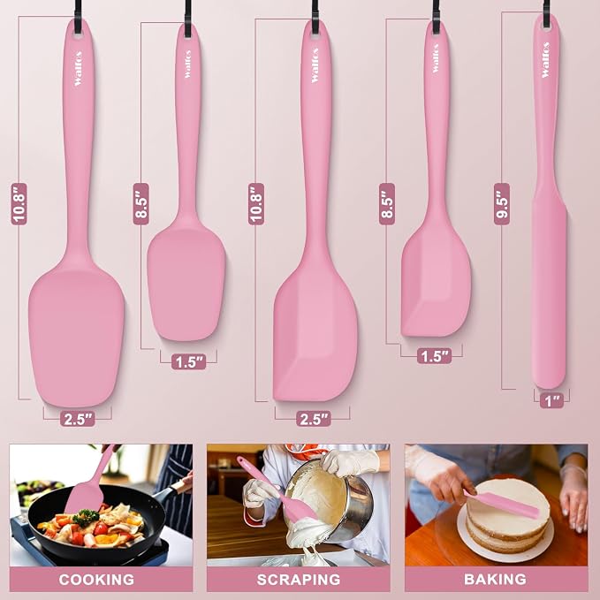 Walfos Silicone Spatula Set of 5 - Image 4