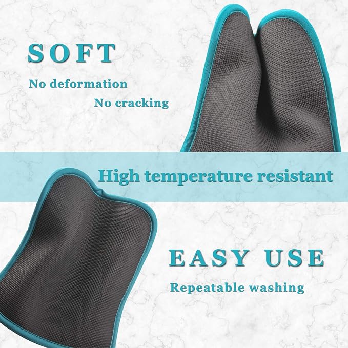 2Pcs Cotton and Neoprene Oven Pads Pot Holders - Image 8