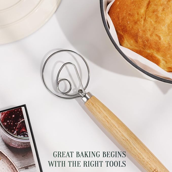 Danish Dough Whisk, Sourdough Bread Whisk - Image 6