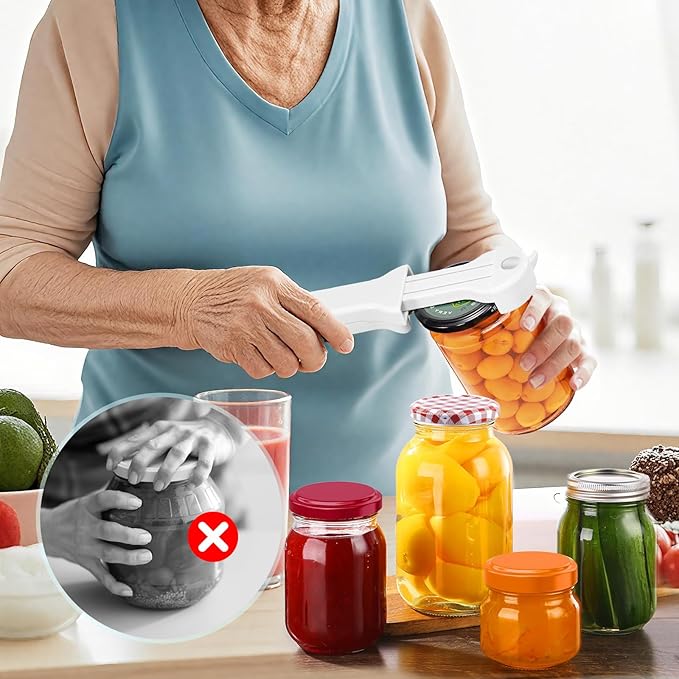 7-in-1 Jar Opener for Seniors – Magnetic adjustable Jar Opener & Bottle Opener - Image 9