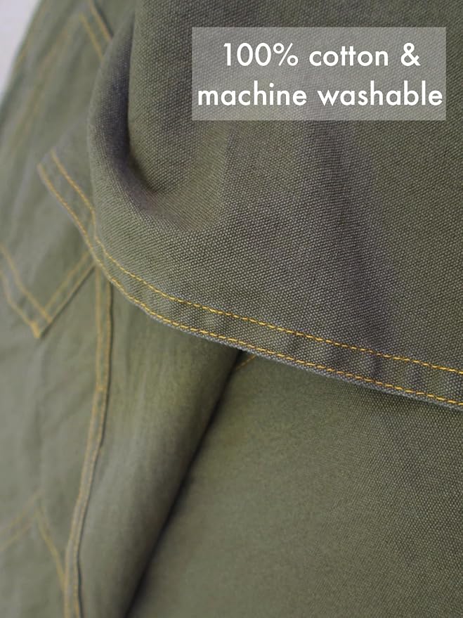 OLIVE GREEN, the original split apron - Image 4